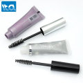 10ML Tube pour mascara avec brosse métallisé bouchon en argent